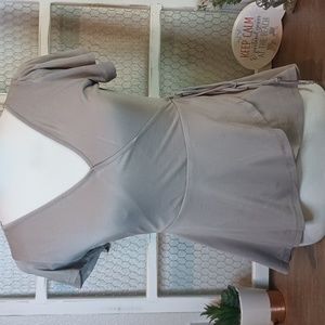 Sienna Sky Low Tie Peplum Top